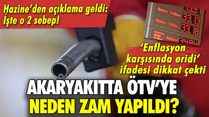 Hazine Bakanlığı'ndan ÖTV zammı savunması: '2 nedenle yapıldı'