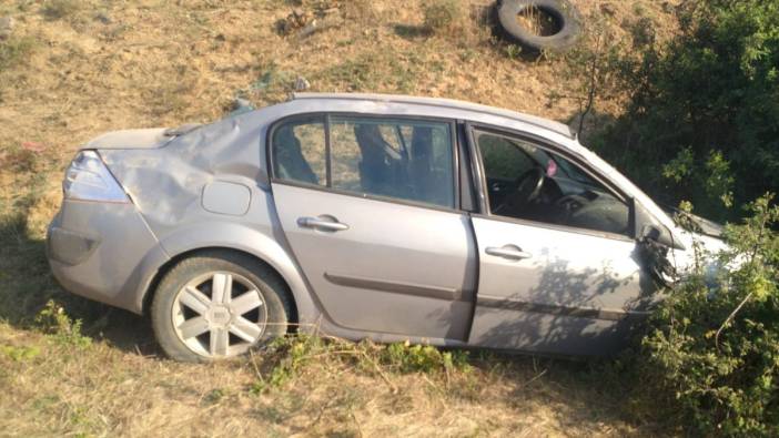 Keşan’da otomobil şarampole uçtu: 4 yaralı