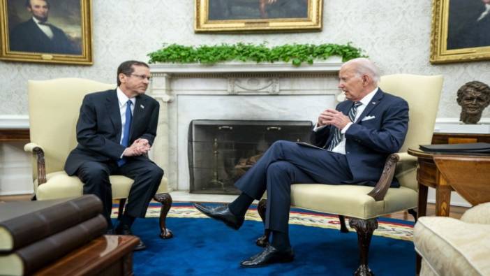 ABD Başkanı Biden, İsrail Cumhurbaşkanı konuk etti
