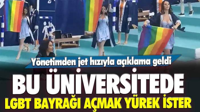 Ne ODTÜ ne de Boğaziçi… Bu üniversitede LGBT bayrağı açmak yürek ister: Yönetimden jet hızıyla açıklama geldi