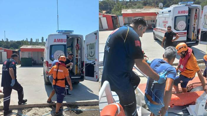 Balıkçı teknesinde rahatsızlanan personel Kıyı Emniyeti ekiplerince tahliye edildi