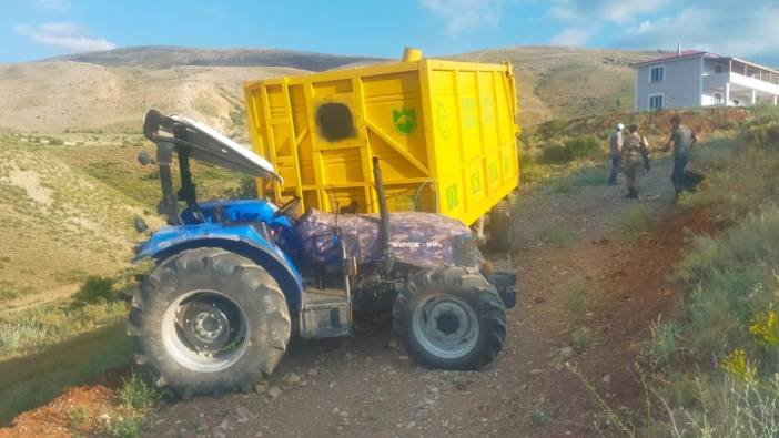 Erzincan’da traktör kazası: 1 ölü 1 yaralı
