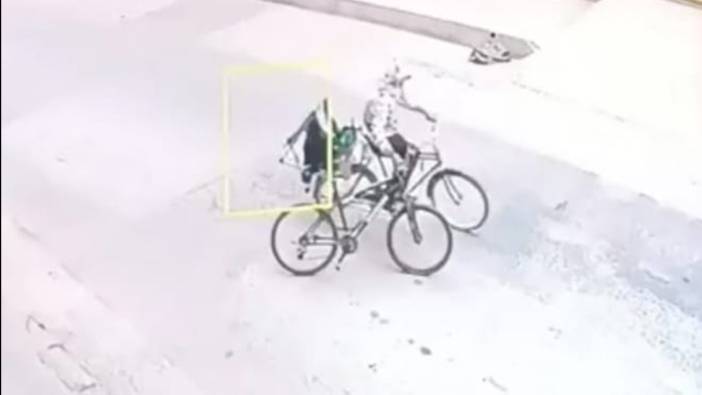 Bisikletli bisiklet hırsızı: Gözün doysun