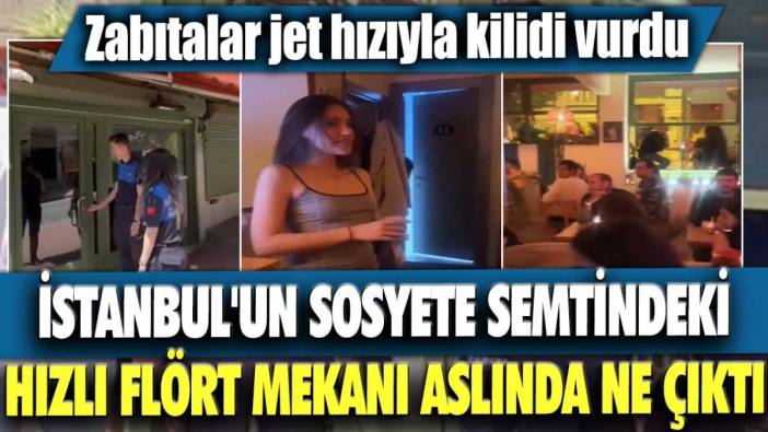 İstanbul Sueno Cihangir hızlı flört mekanı aslında ne çıktı:  Zabıtalar jet hızıyla kilidi vurdu