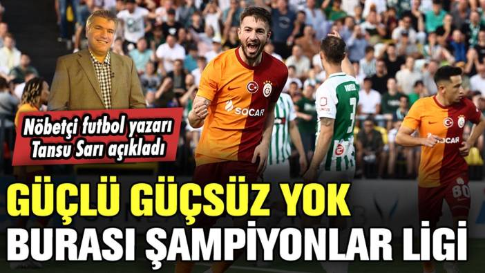 Galatasaray, kolay sınavından geçmeyi başaramadı: Tansu Sarı dalga geçmenin bedelini yazdı!