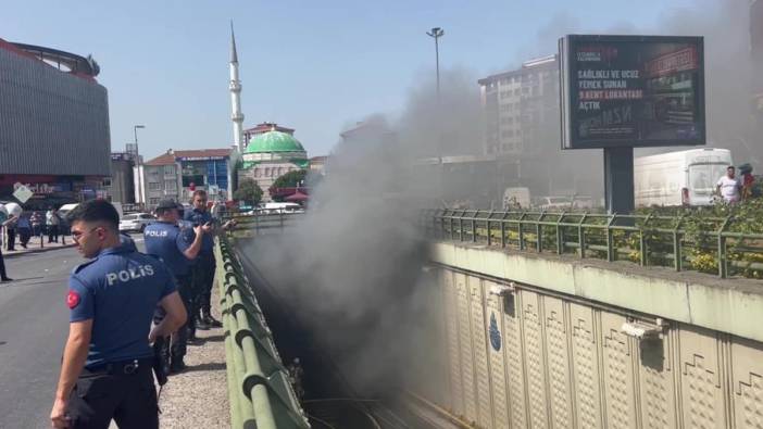 İETT otobüsünde yangın: Yolcular son anda kurtuldu