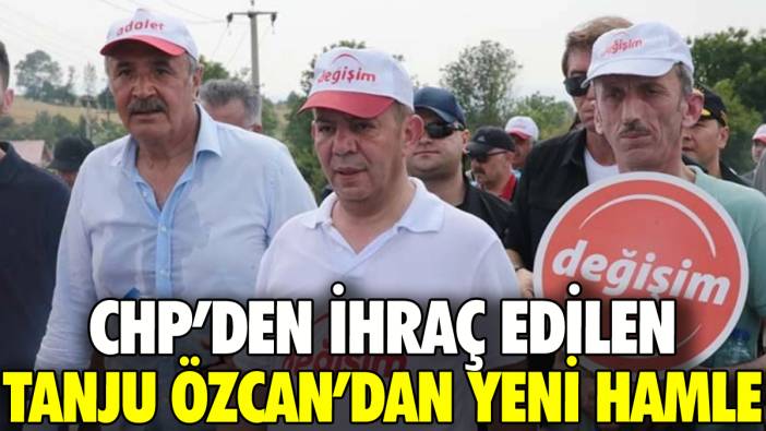 CHP'den ihraç edilen Tanju Özcan'dan yeni hamle