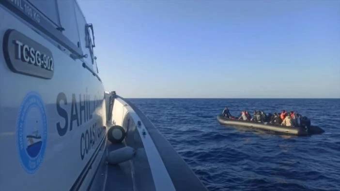 Yunanistan'ın geri ittiği 64 düzensiz göçmen kurtarıldı