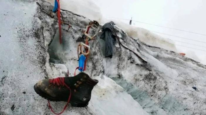 Eriyen buzullarda 37 yıl önce ölen dağcının cesedine ulaşıldı