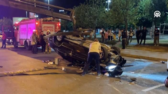 Bakırköy'de korkunç kaza: 4 Yaralı