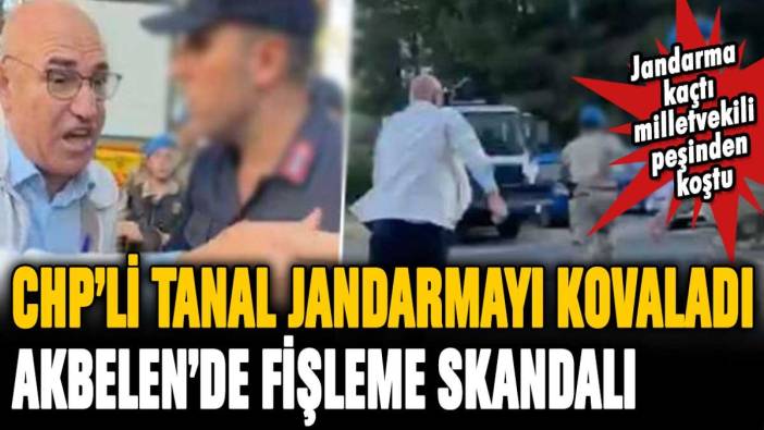 Akbelen'de 'fişleme' skandalı: Jandarma kaçtı CHP'li vekil kovaladı