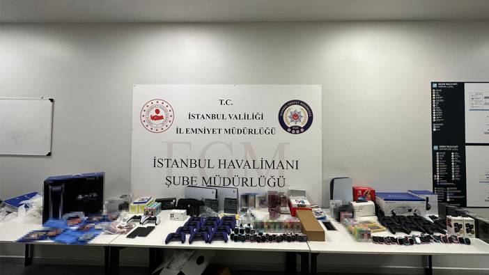 İstanbul Havaalanında milyon liralık kaçakçılık operasyonu