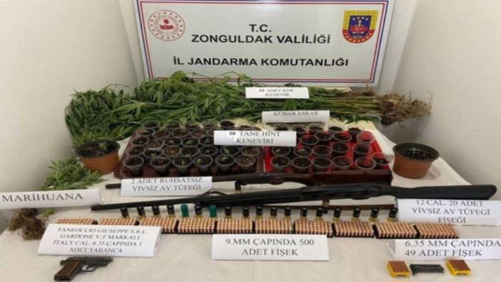 Zonguldak'ta uyuşturucu operasyonu! 1 kişi tutuklandı!