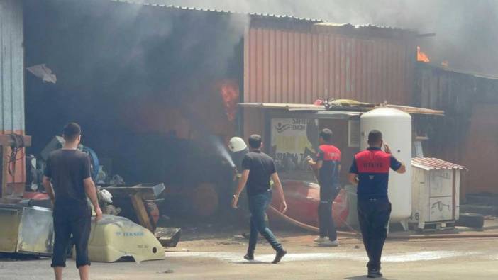 Osmaniye'de işyerinde patlama: Yaralılar var