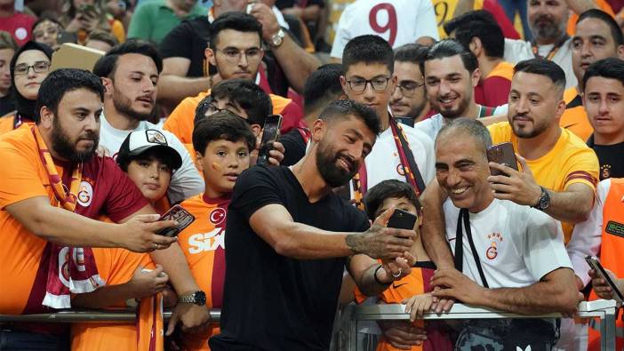 Galatasaray'ın yeni transferi Zalgiris maçını tribünden izledi