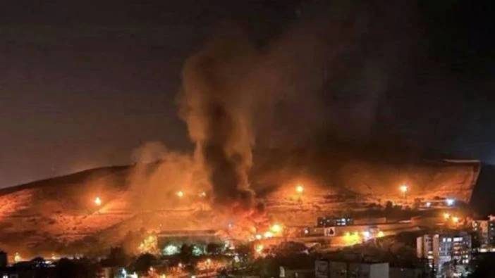 Tahran’da cezaevi çevresinde yangın mayınlar patladı