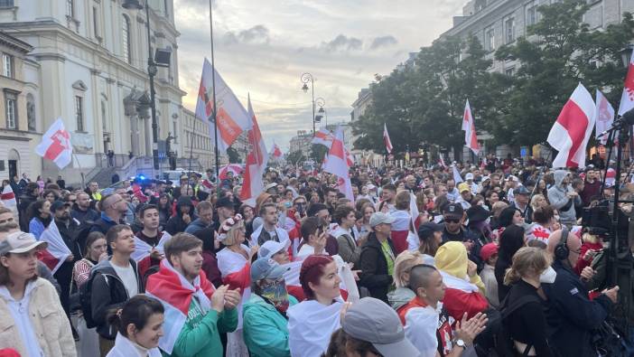 Belaruslular 2020 Cumhurbaşkanı Seçimleri'ni protesto etti