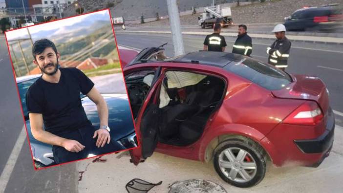 Aydınlatma direğine çarpan otomobil sürücüsü hayatını kaybetti