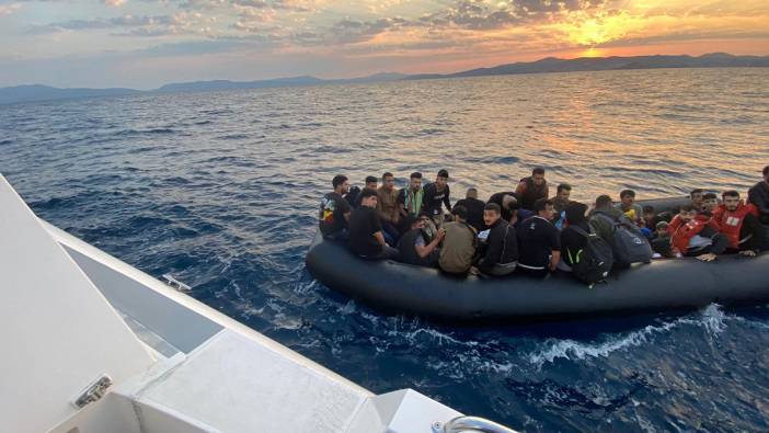 Aydın’da 39 düzensiz göçmen kurtarıldı
