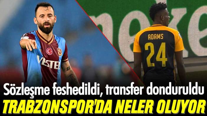 Trabzonspor'da neler oluyor: Siopis'in sözleşmesi feshedildi, bir transfer donduruldu