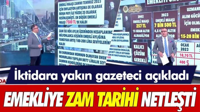 AKP'ye yakın gazeteci emekli maaşlarına zam yapılacak tarihi açıkladı: İlk kez rakam verdi...