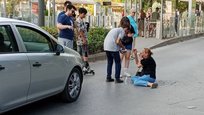 Eskişehir'de karşıdan karşıya geçmeye çalışan kadına otomobil çarptı
