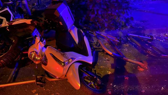 Şişli'de motosiklet devrildi, kadın sürücü ağır yaralandı