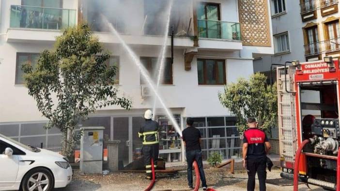 Osmaniye'de tüp patladı, yangın çıktı: 1 yaralı
