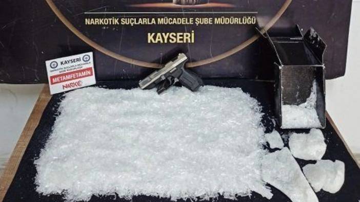 Kayseri'de 80 kilogram sentetik uyuşturucu ele geçirildi