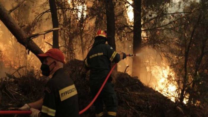 Yunanistan'daki orman yangınlarında bir kişi hayatını kaybetti
