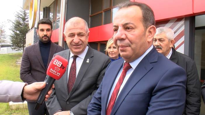 Bolu Belediye Başkanı Tanju Özcan'dan Ümit Özdağ'a sürpriz destek