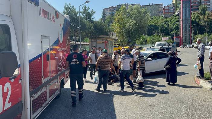 Karabük’te otomobilin çarptığı yaya yaralandı