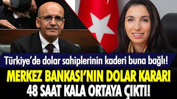 Türkiye'de dolar sahiplerinin kaderi buna bağlı: Merkez Bankası'nın dolar kararı 48 saat kala ortaya çıktı