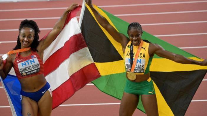 Dünya Atletizm Şampiyonası'nda Jamaikalı Danielle Williams uçtu