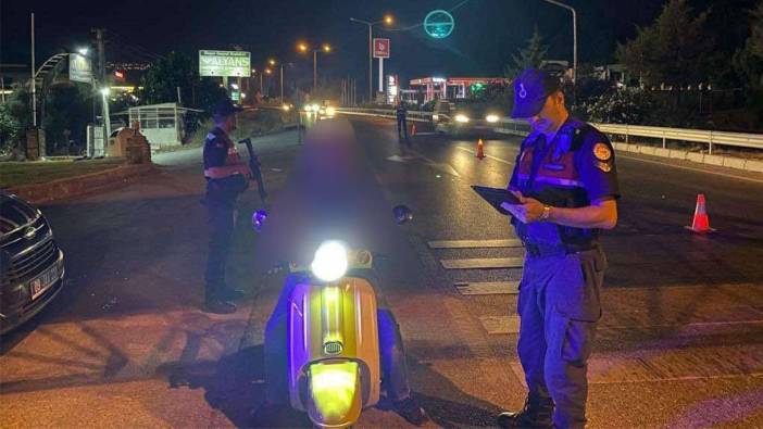 Aydın'da uyuşturucu kullanıp, motosiklet kullanan adam polis tarafından yakalandı