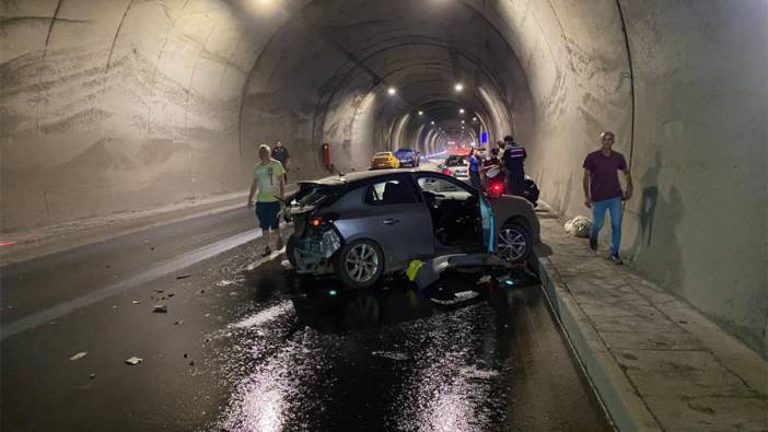 Cankurtaran Tünelinde kaza: 1 yaralı