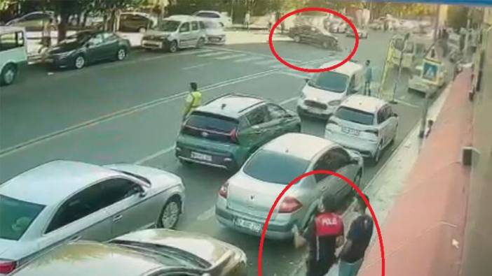Diyarbakır'da 4 kişinin yaralandığı kaza kamerada