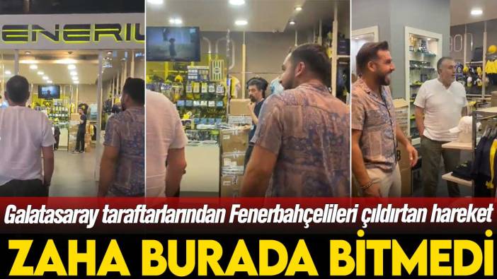 Galatasaray taraftarlarından Fenerbahçelileri çıldırtan hareket: Zaha burada bitmedi