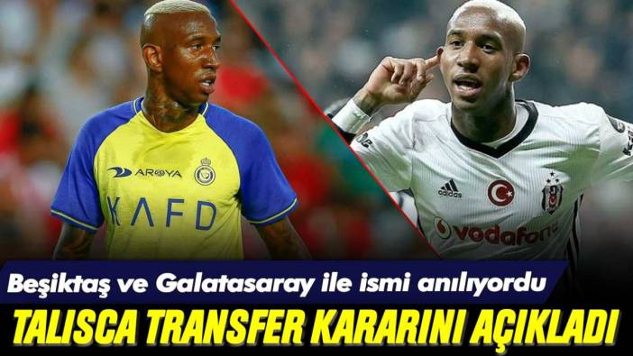 Beşiktaş ve Galatasaray ile adı geçen Anderson Talisca, transfer kararını verdi