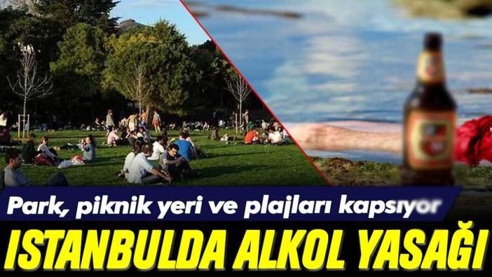 İstanbul'da açık alanda alkollü içki yasaklandı: Park, piknik yeri ve plajlarda alkol kullanılamayacak
