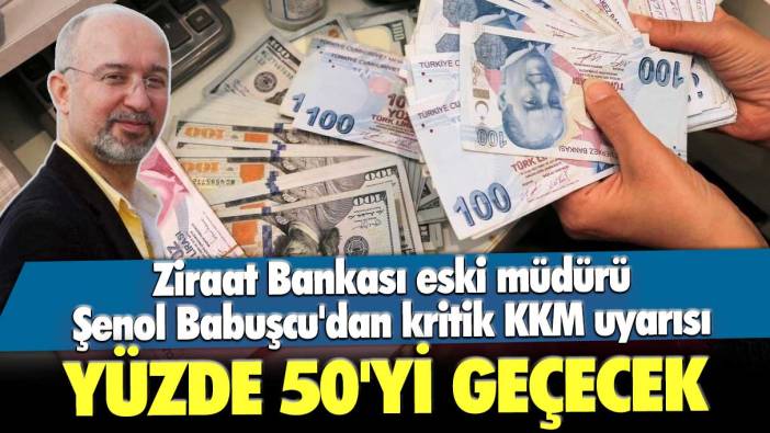 Ziraat Bankası eski müdürü Şenol Babuşcu'dan kritik Kur Korumalı Mevduat uyarısı: Yüzde 50'yi geçecek