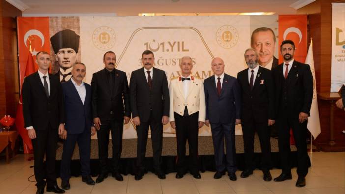 Doğu Anadolu'da 30 Ağustos Zafer Bayramı kutlaması resepsiyonu verildi