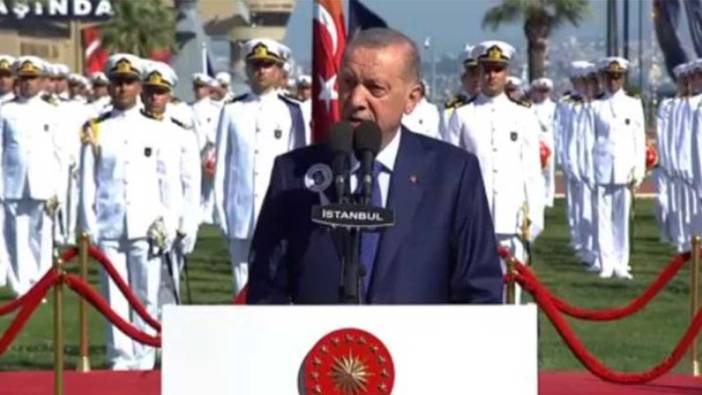 Cumhurbaşkanı Erdoğan, Deniz Harp Okulu mezuniyet töreninde konuştu
