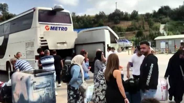 Samsun'da çift katlı otobüs arıza yaptı, yolcular saatlerce mahsur kaldı