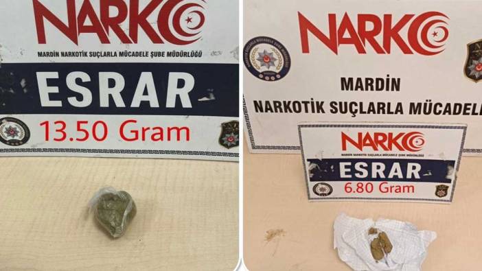 Mardin'de uyuşturucu operasyonlarında 3 tutuklama