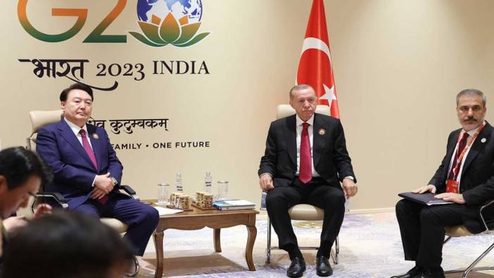 Cumhurbaşkanı Erdoğan, Güney Kore Devlet Başkanı Yoon ile görüştü