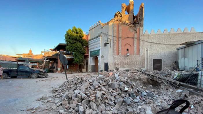 Fas'taki depremde UNESCO Dünya Mirası Listesi'ndeki tarihi caminin bir kısmı yıkıldı