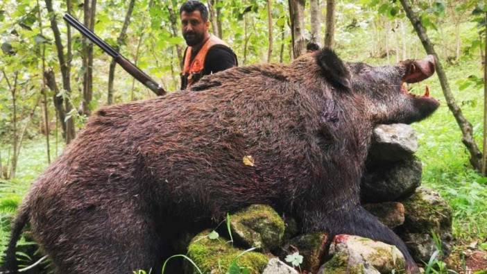 Trabzonlu avcılar avladı: Tam 300 kilo!
