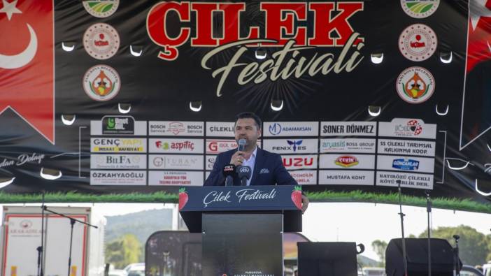 Sakarya'da Çilek Festivali düzenlendi