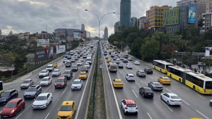 İstanbul’da trafik yoğunluğu